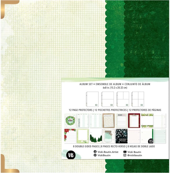 Vicki Boutin Evergreen & Holly Album Set