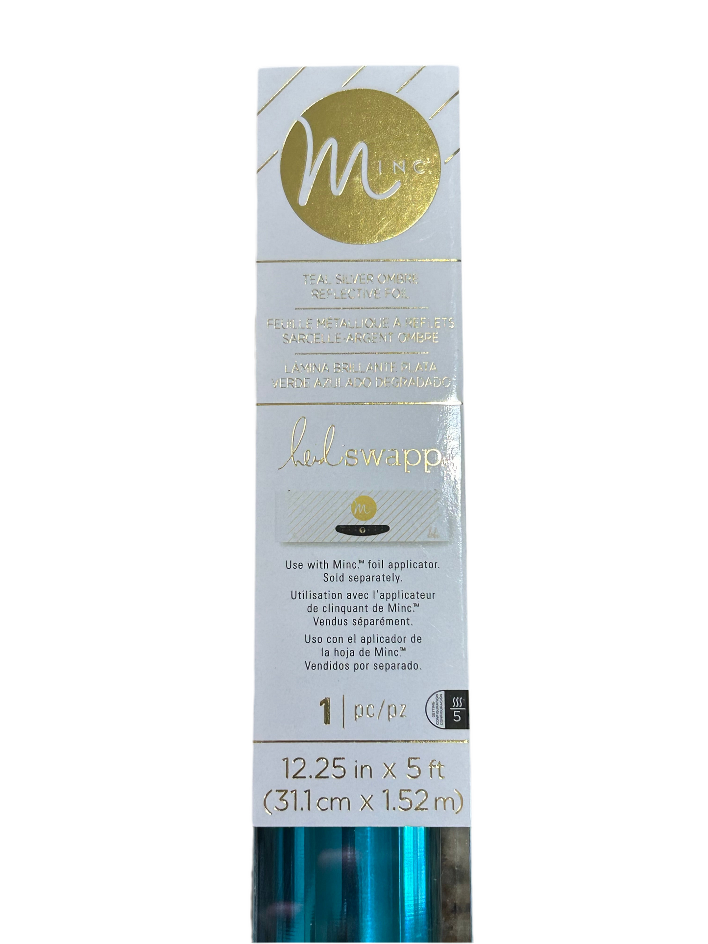 Heidi Swapp Scrapbook City 7/Pkg-Minc Black (Plus Foil & Markers)