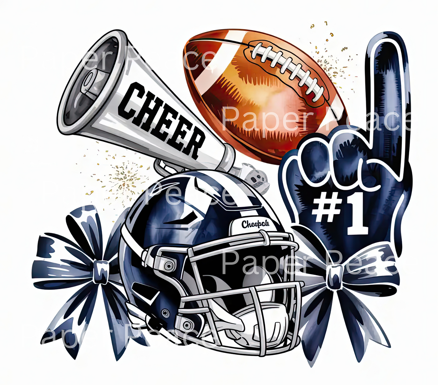Cheers Football Tumbler Wrap