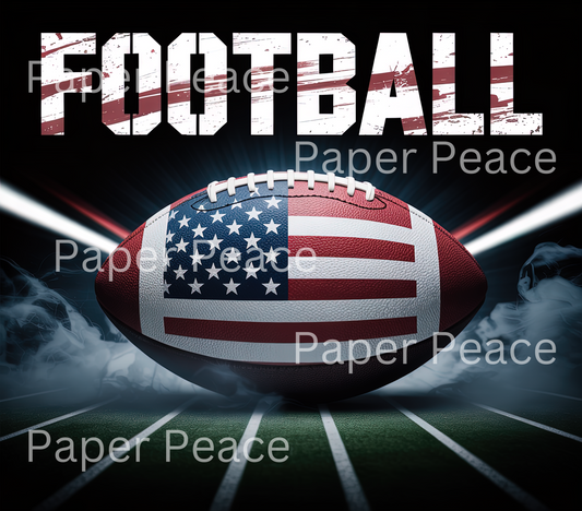 Game Day Side Football Tumbler Wrap