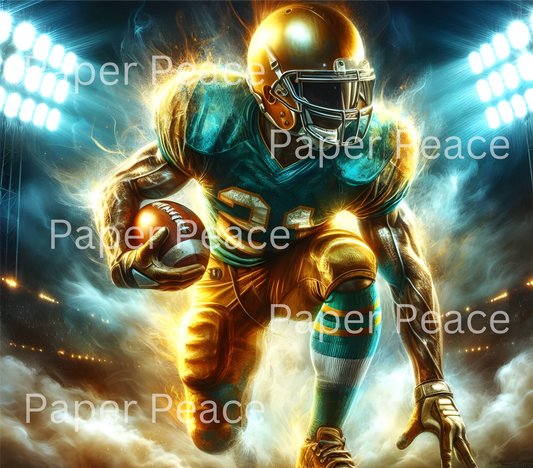 Unleashed Football Tumbler Wrap
