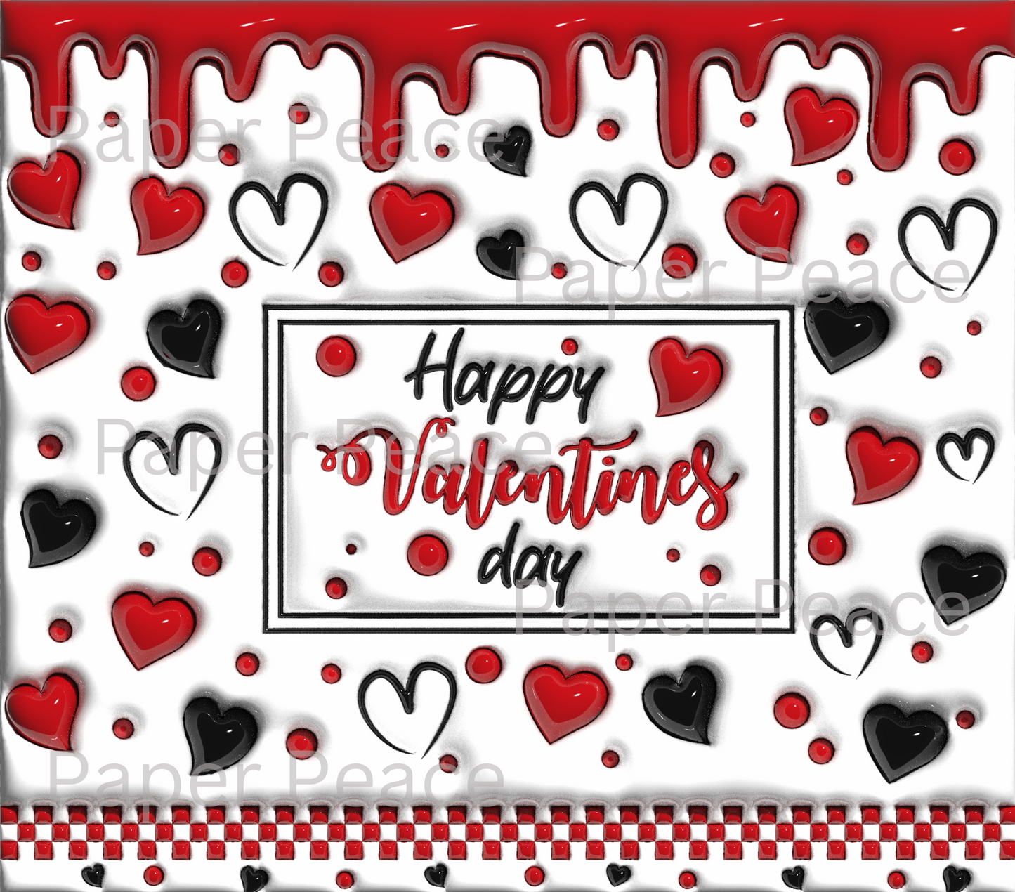 Valentine's Day Tumbler Wraps