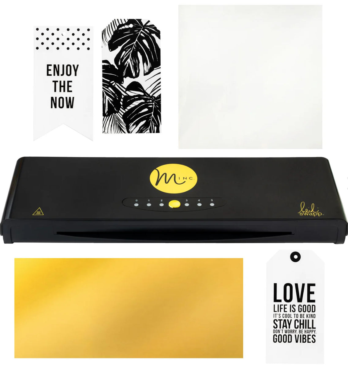 Heidi Swapp Scrapbook City 7/Pkg-Minc Black (Plus Foil & Markers)