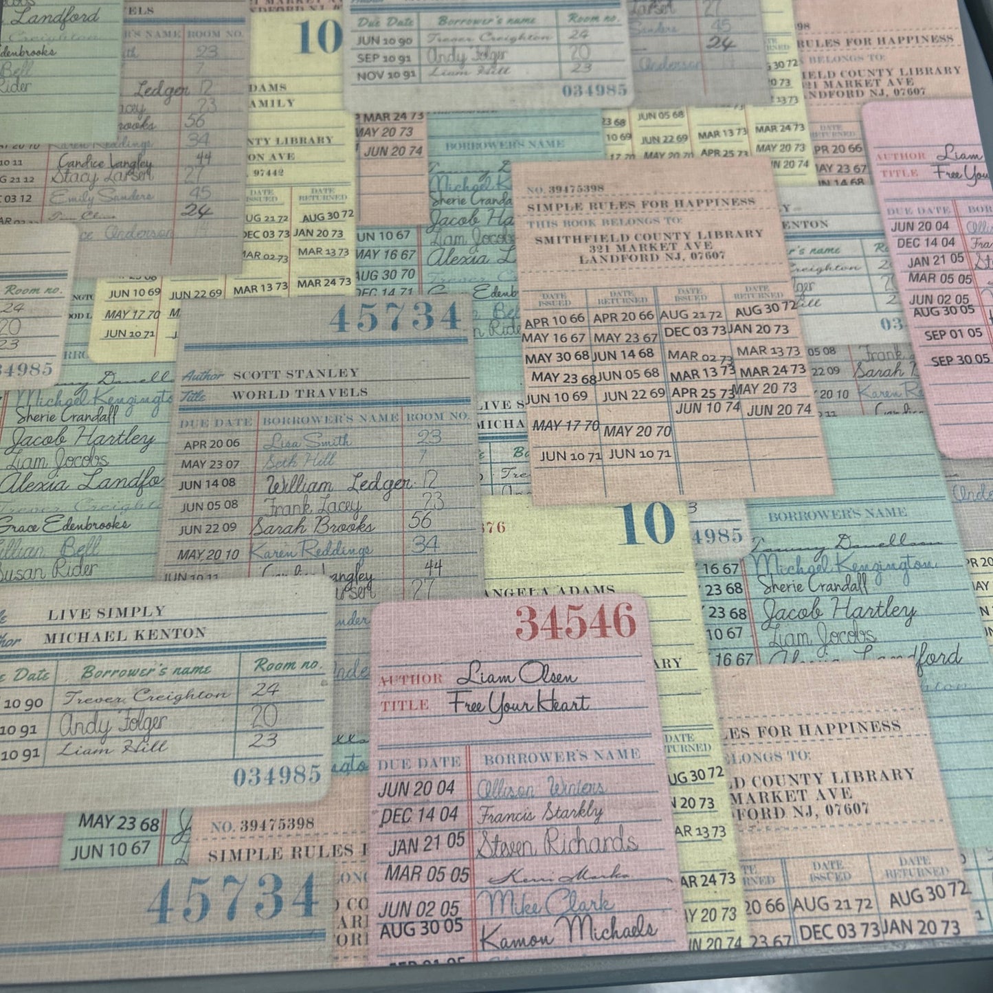 Heirloom Ephemera Vintage Memories Family Tree Time Scrapbook Paper Pad