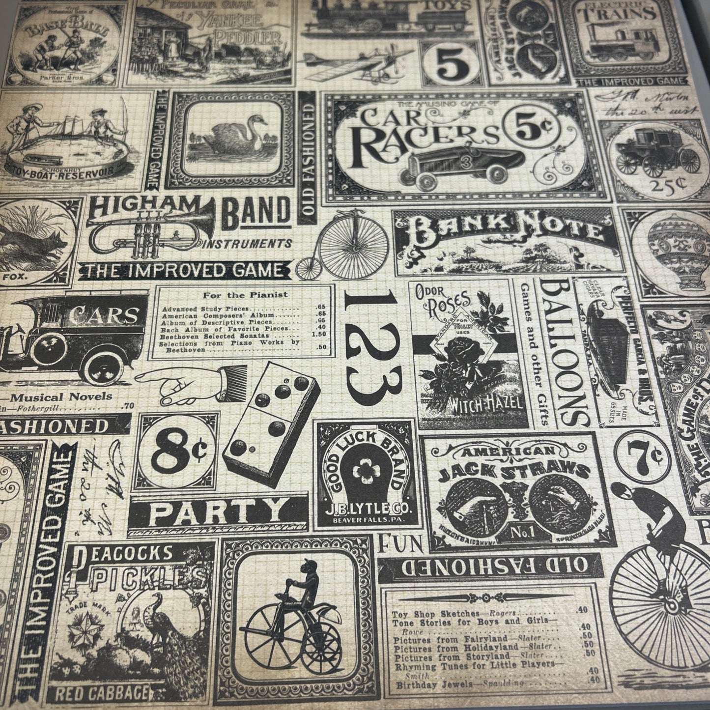 Heirloom Ephemera Vintage Memories Family Tree Time Scrapbook Paper Pad