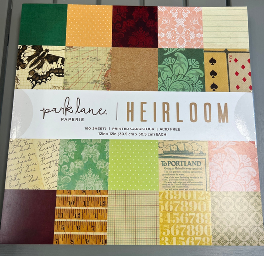 Heirloom Ephemera Vintage Memories Family Tree Time Scrapbook Paper Pad