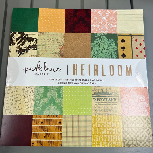 Heirloom Ephemera Vintage Memories Family Tree Time Scrapbook Paper Pad