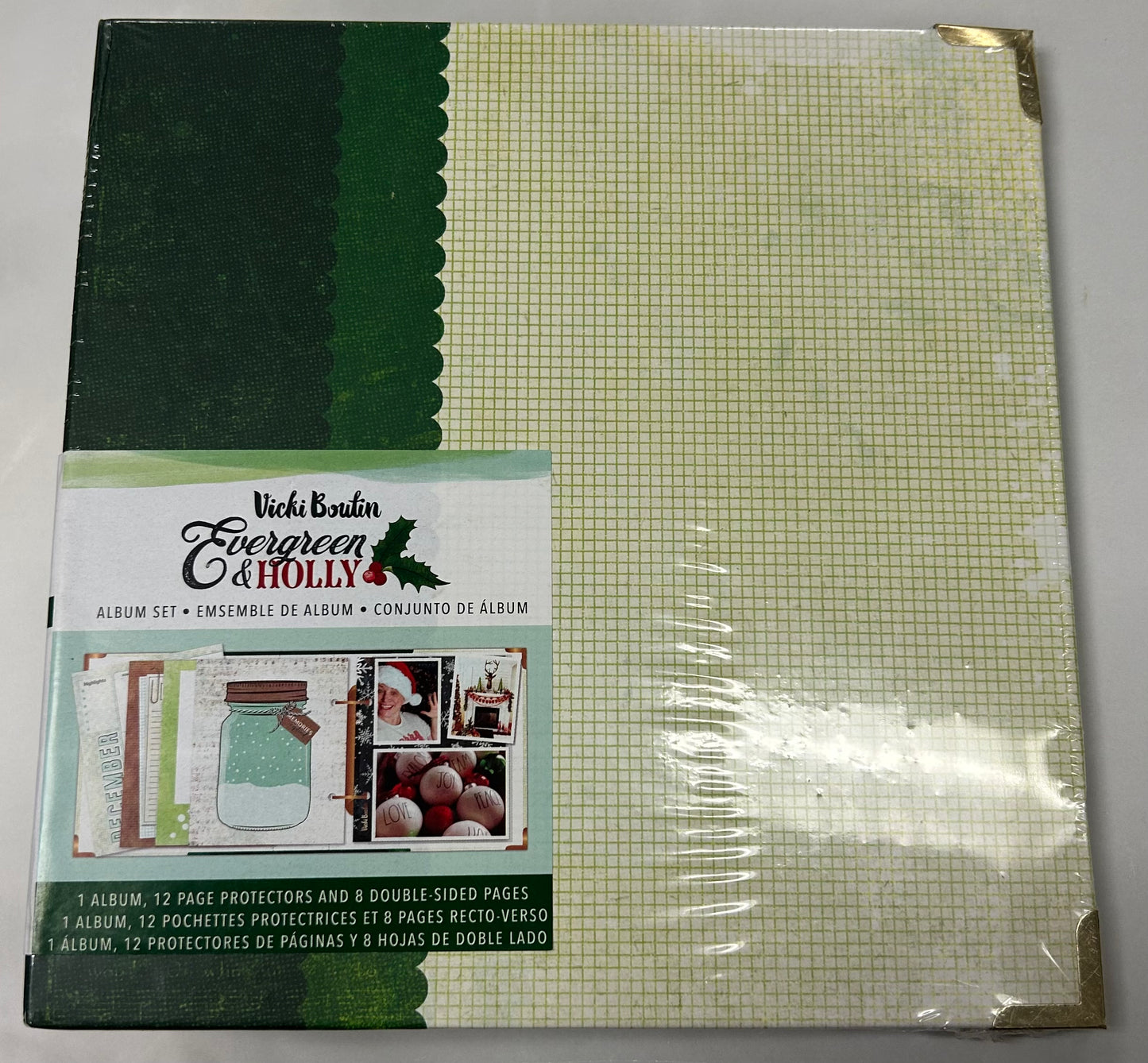 Vicki Boutin Evergreen & Holly Christmas Album & Paper Pad Bundle