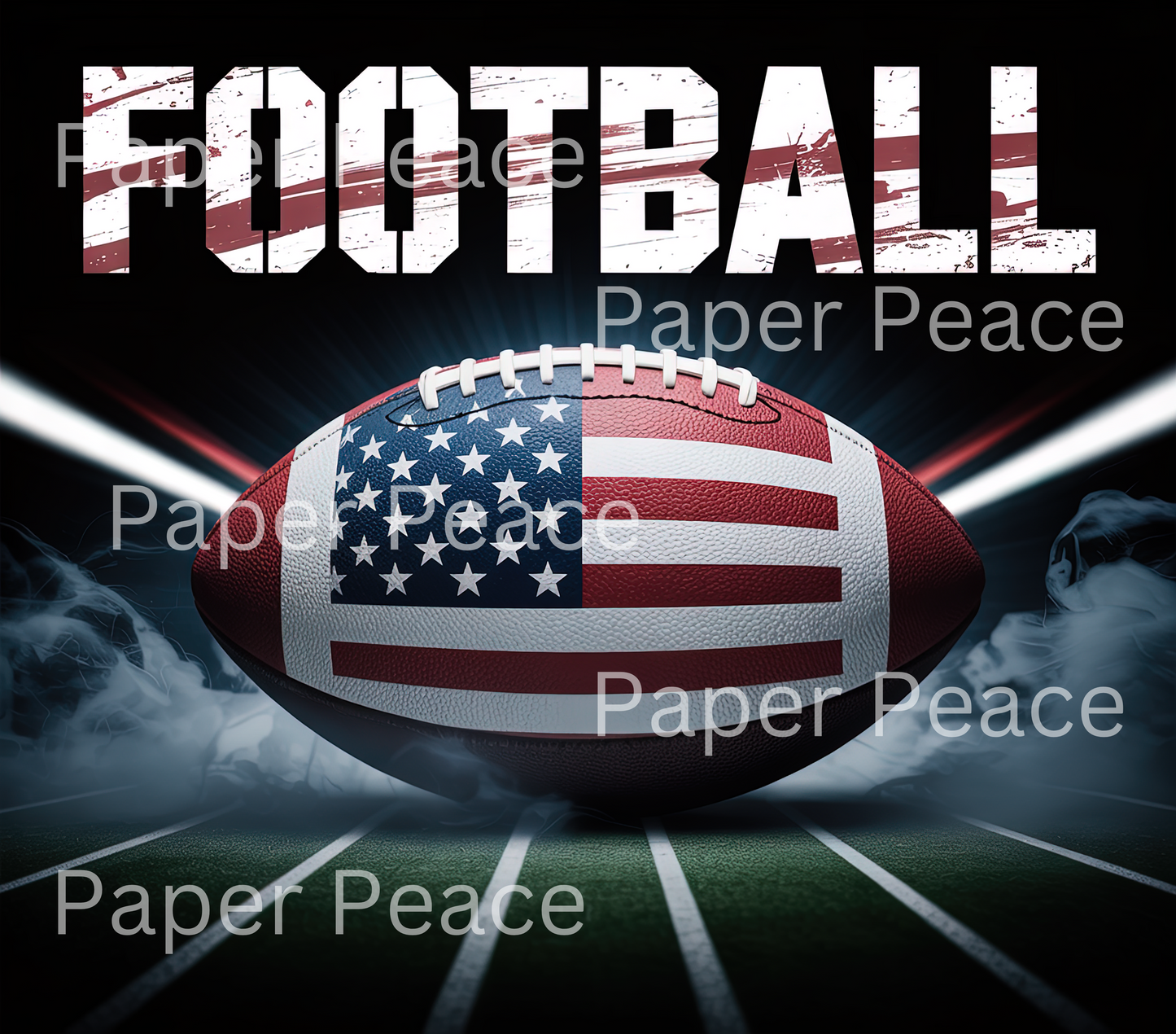 Game Day Side Football Tumbler Wrap