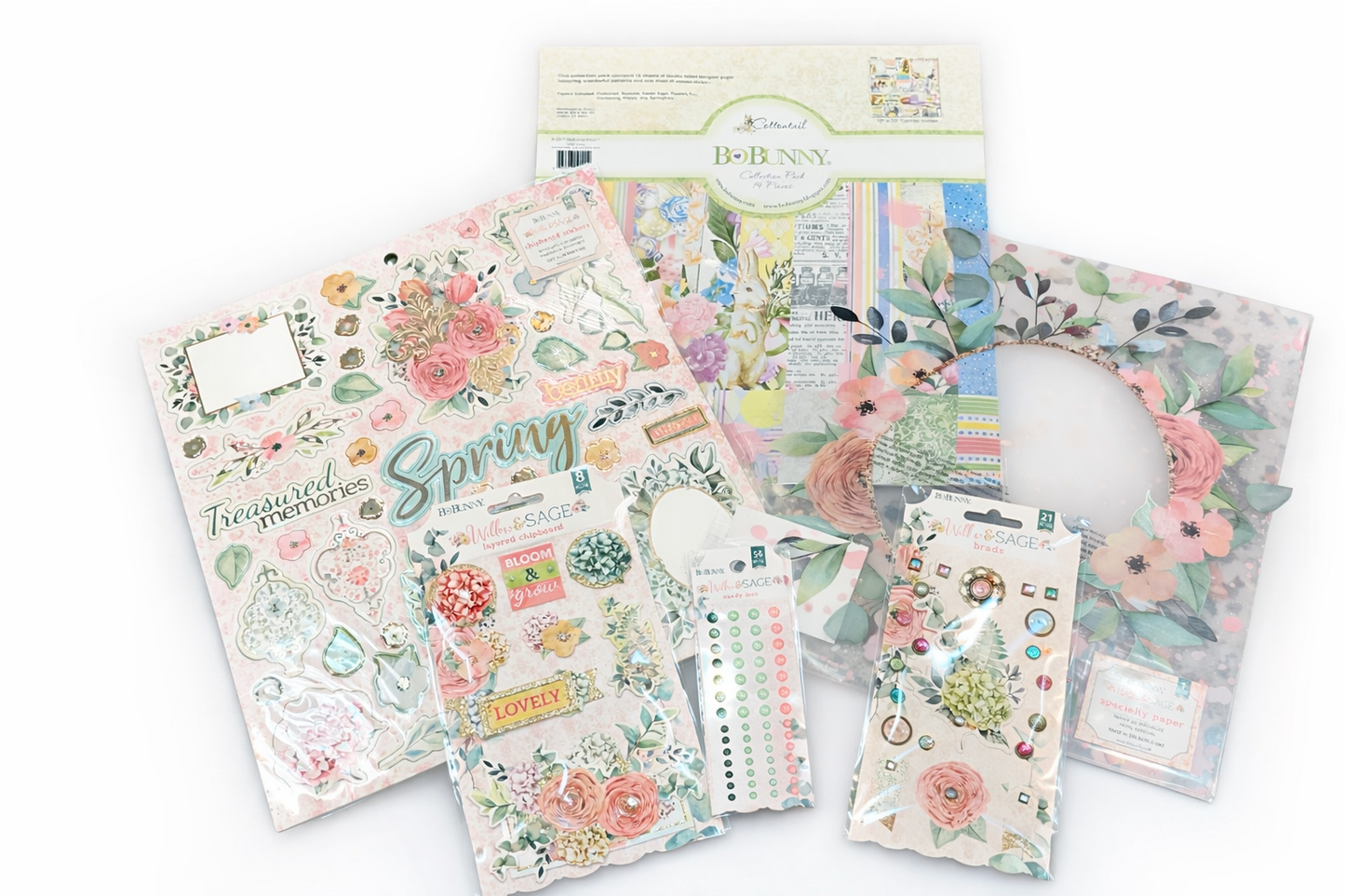 BoBunny Cottontail/Willow & Sage Collection
